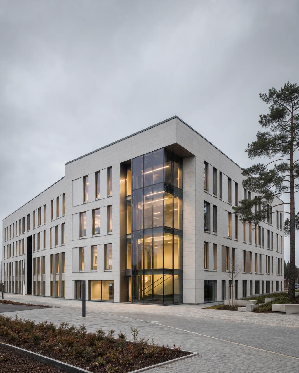 Modern Nordic commercial building in Helsinki